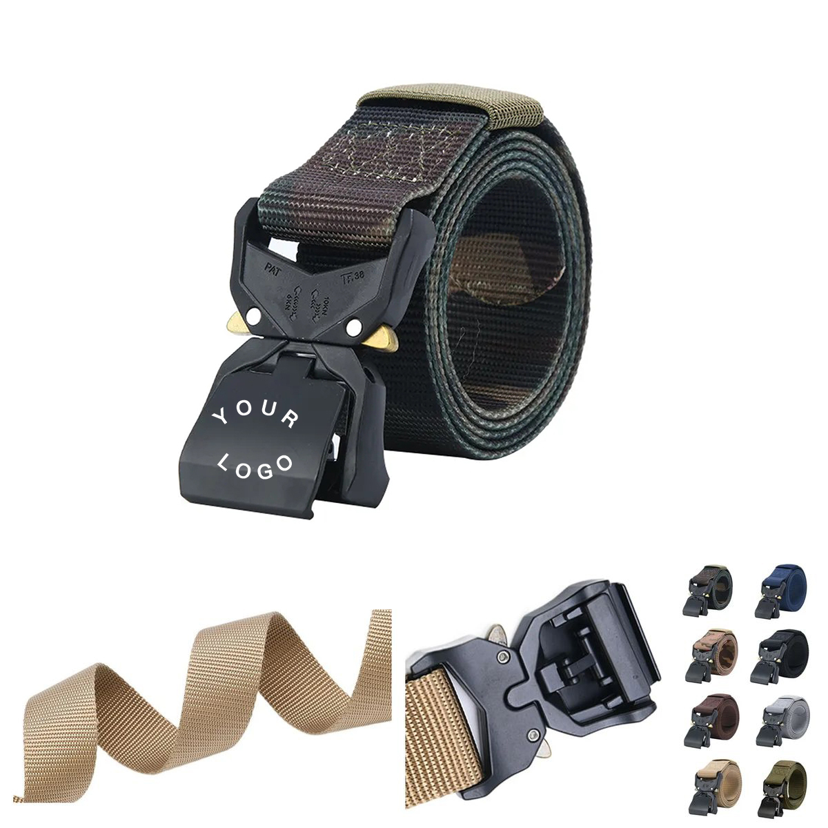 Heavy Duty Nylon Tactical Belt For Outdoor Use 3