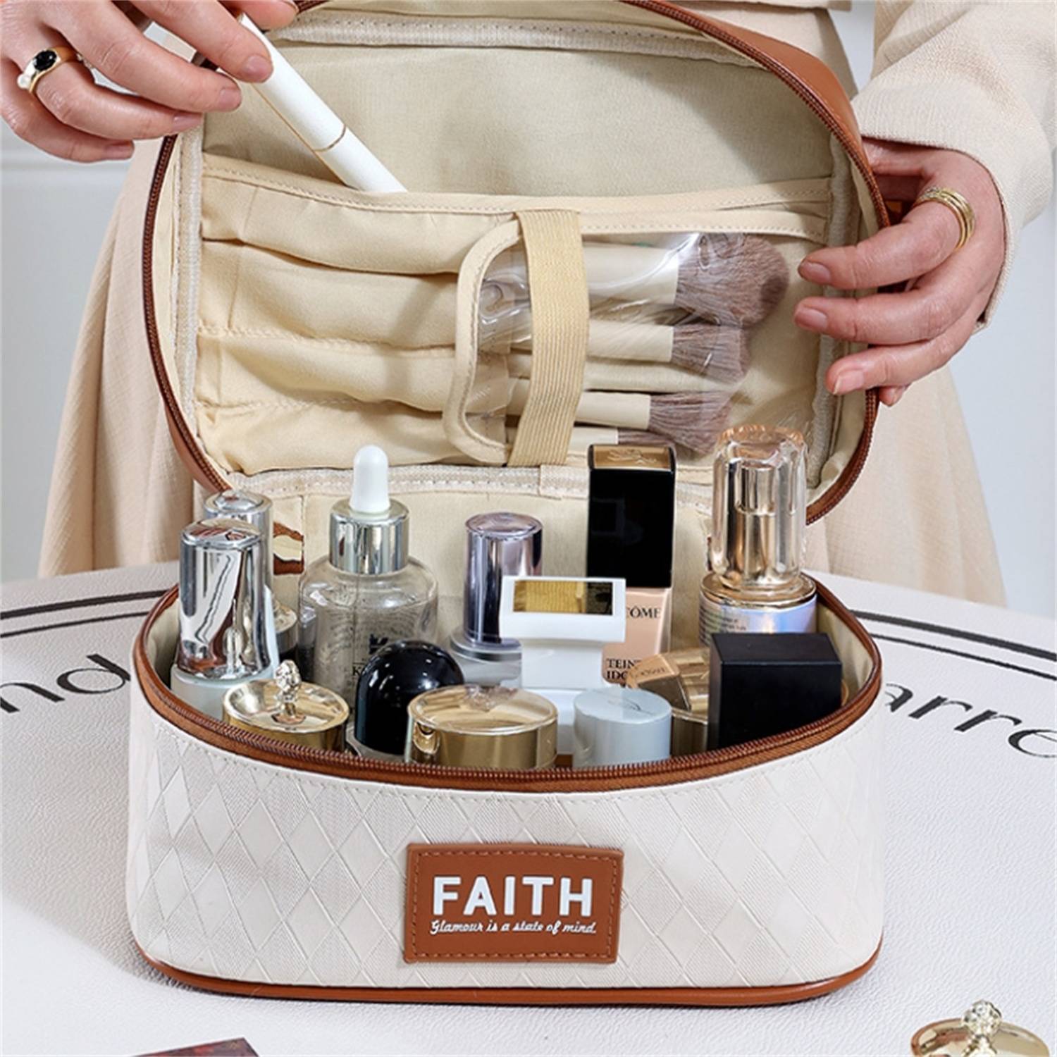 Travel Cosmetic Storage Bucket Bag 3