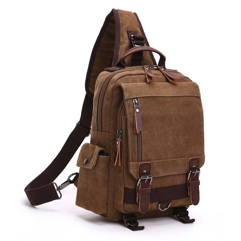 Canvas Cross-body Bag Anti-Theft For Women Men 3