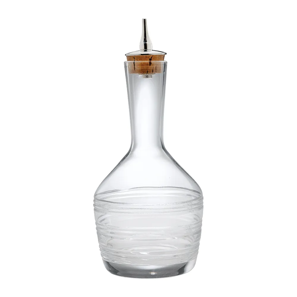 6.8oz. Glass Bitters Bottle Contemporary Design 5