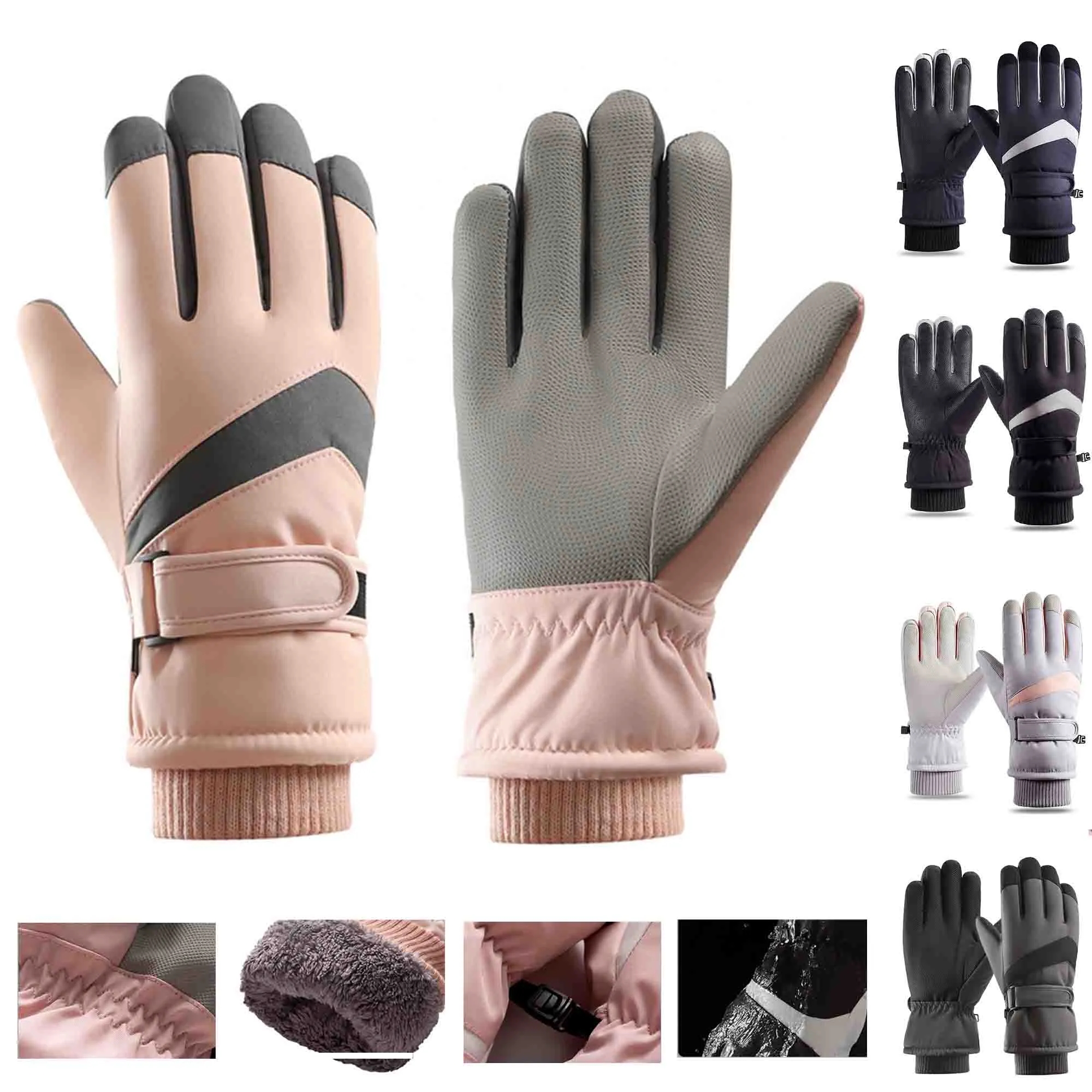 Thickened Ski Gloves 2