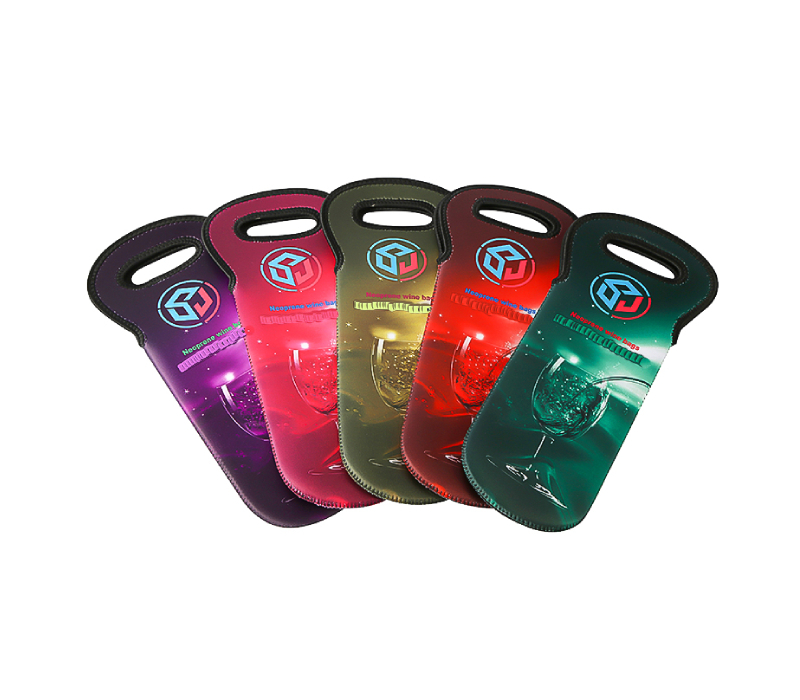 Neoprene Wine Bottle Cooler, custom koozie with logo imprint 3