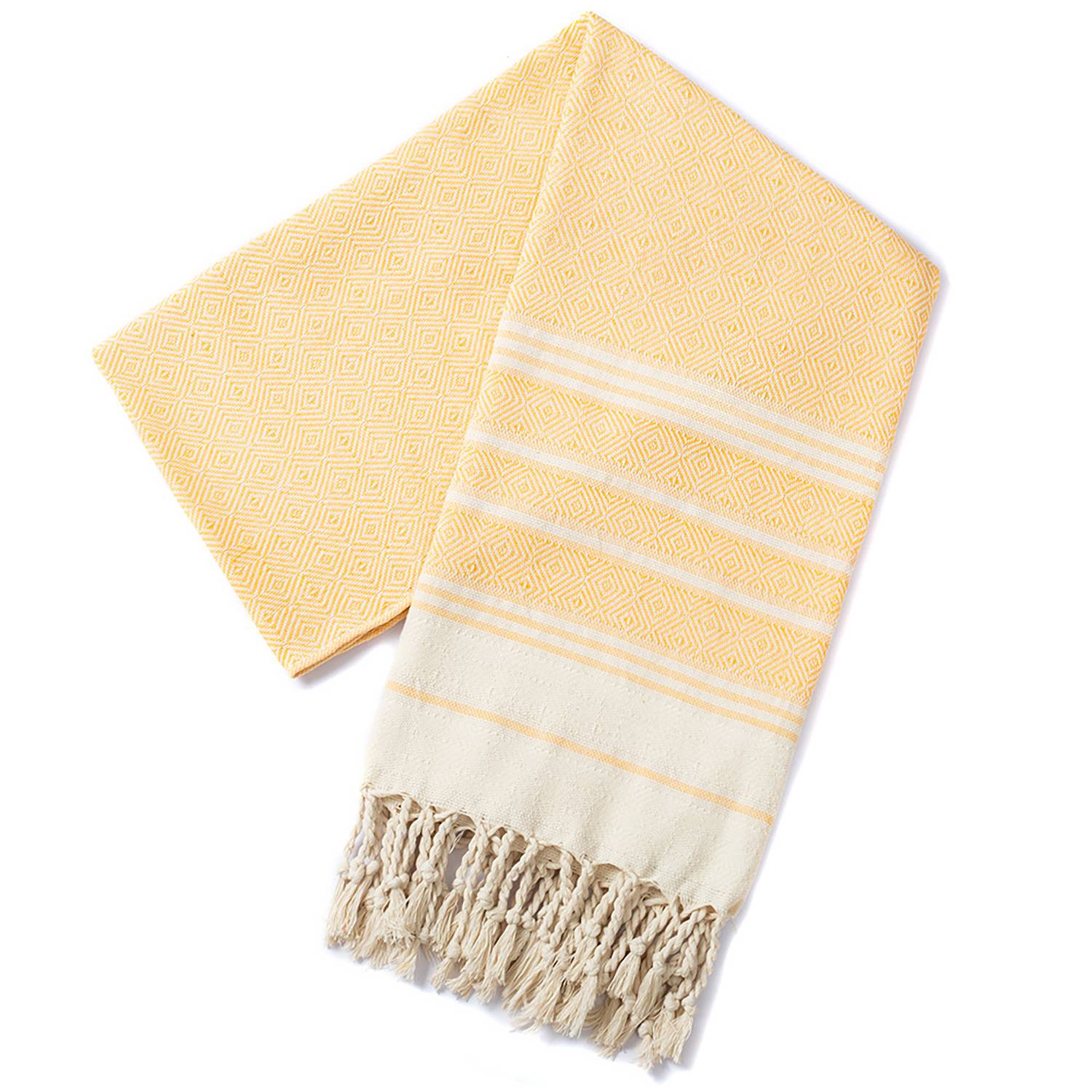 Lightweight Quick-Dry Tassel Cotton Beach Towel 12