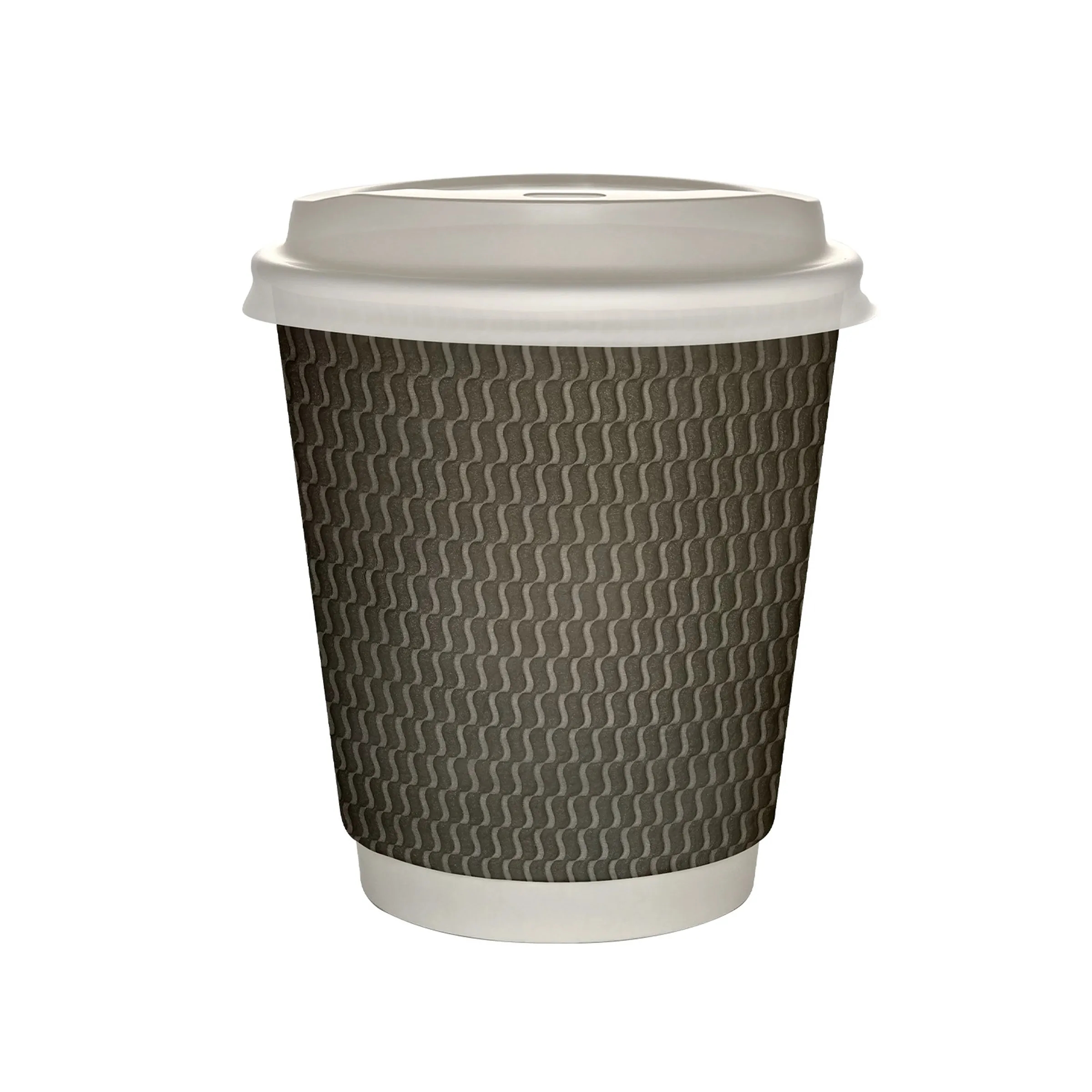 10 oz Full Color Wave Insulated Paper Cup With Lid 4