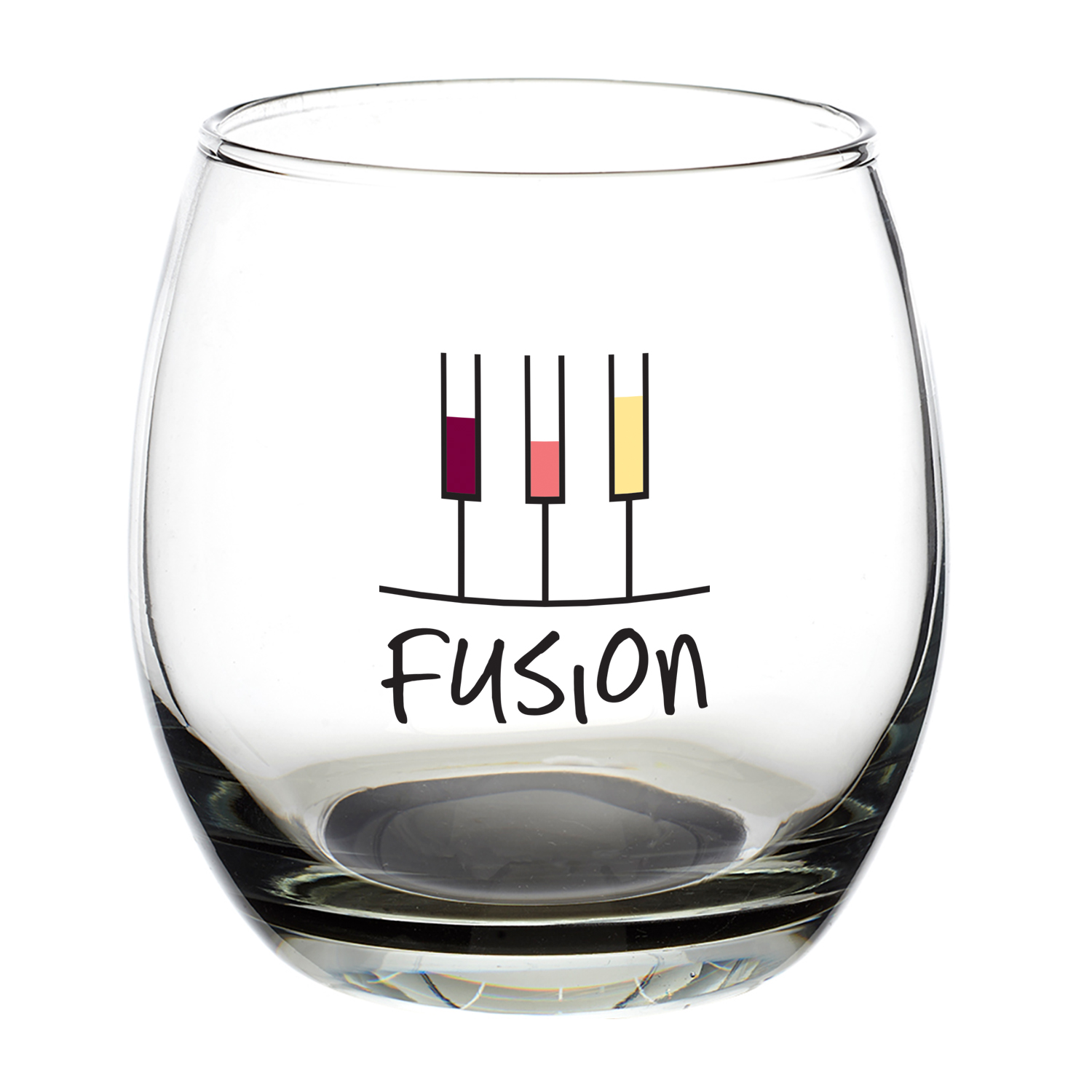 11.5 oz. Mikonos Stemless Wine Glasses 1