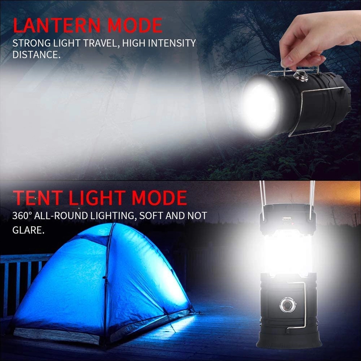 Multi-Function Solar Camping Lantern 7