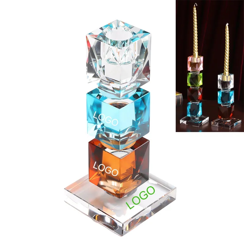 Colored Crystal Candlesticks 5