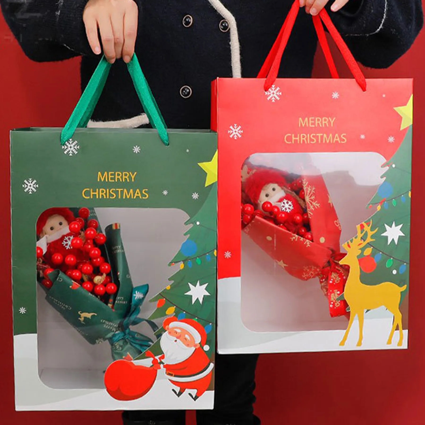 Paper Christmas Packaging Handbag 6