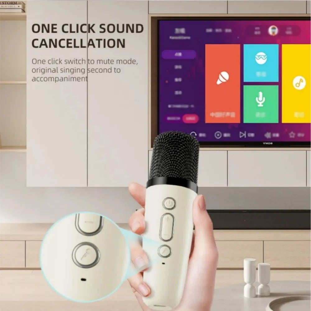 Premium LED Karaoke Machine with Wireless Mircophone 1