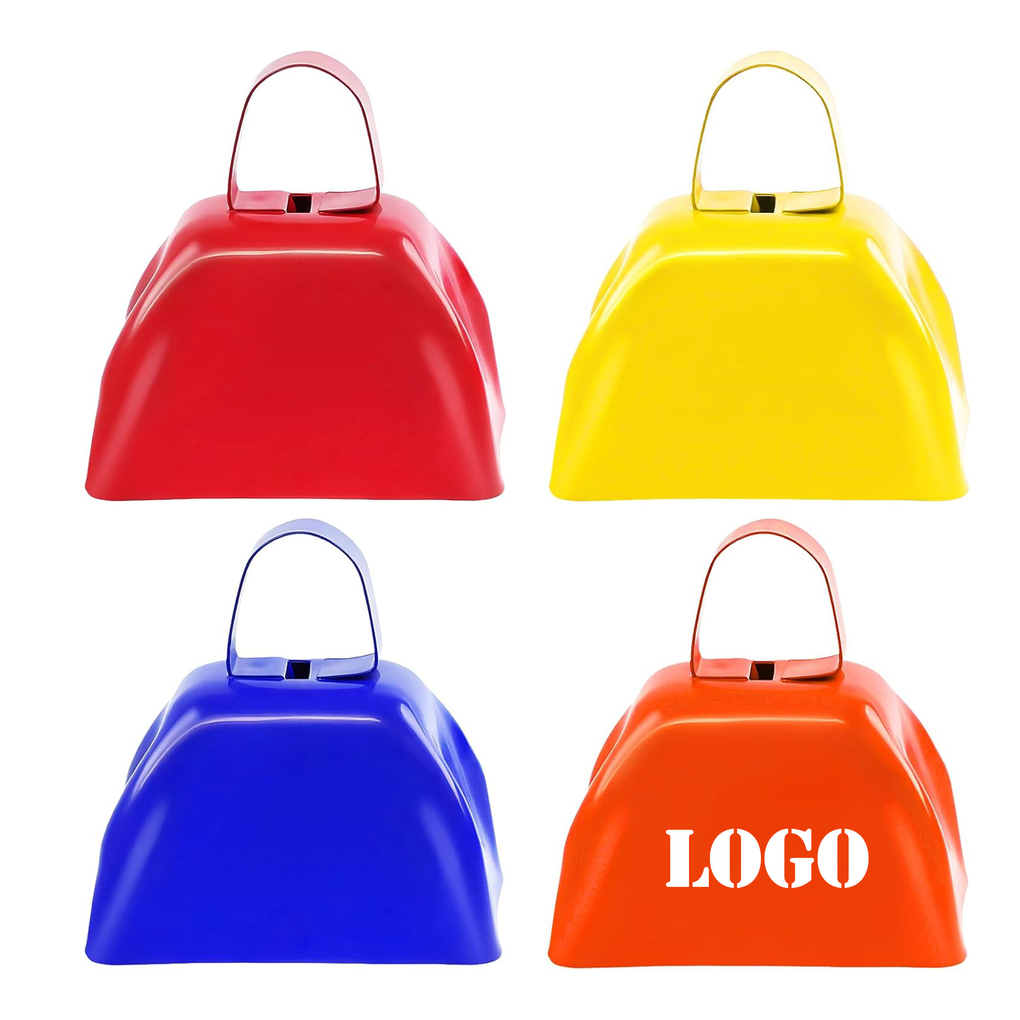 Full Color Imprint 3" Metal Cowbell 1