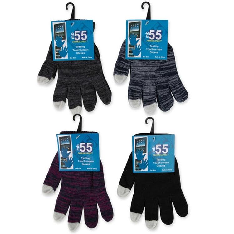 Adult Texting Touchscreen Gloves - Assorted Colors 2