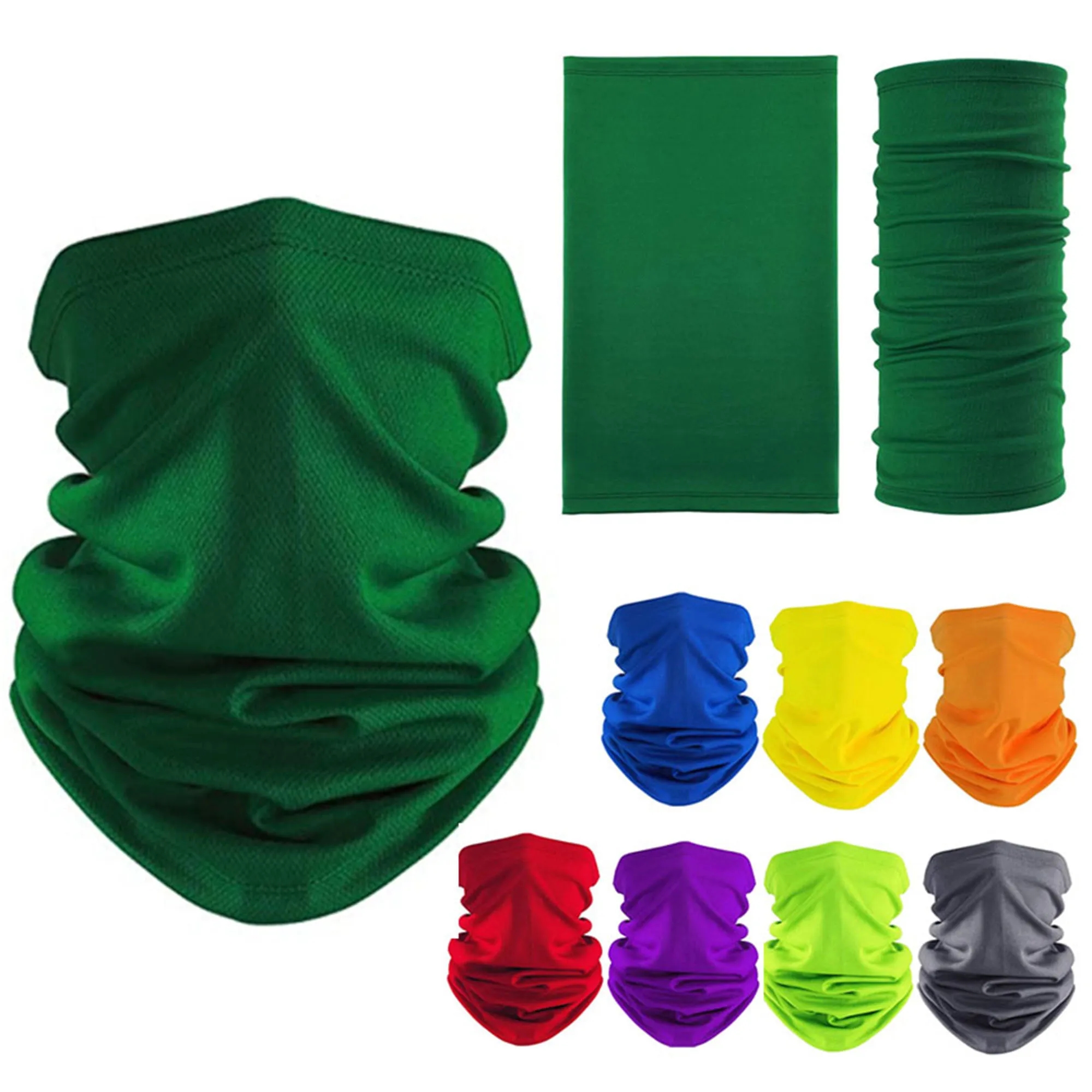 Quickly Dry Cooling Mesh Hemmed Neck Gaiter Mask 2
