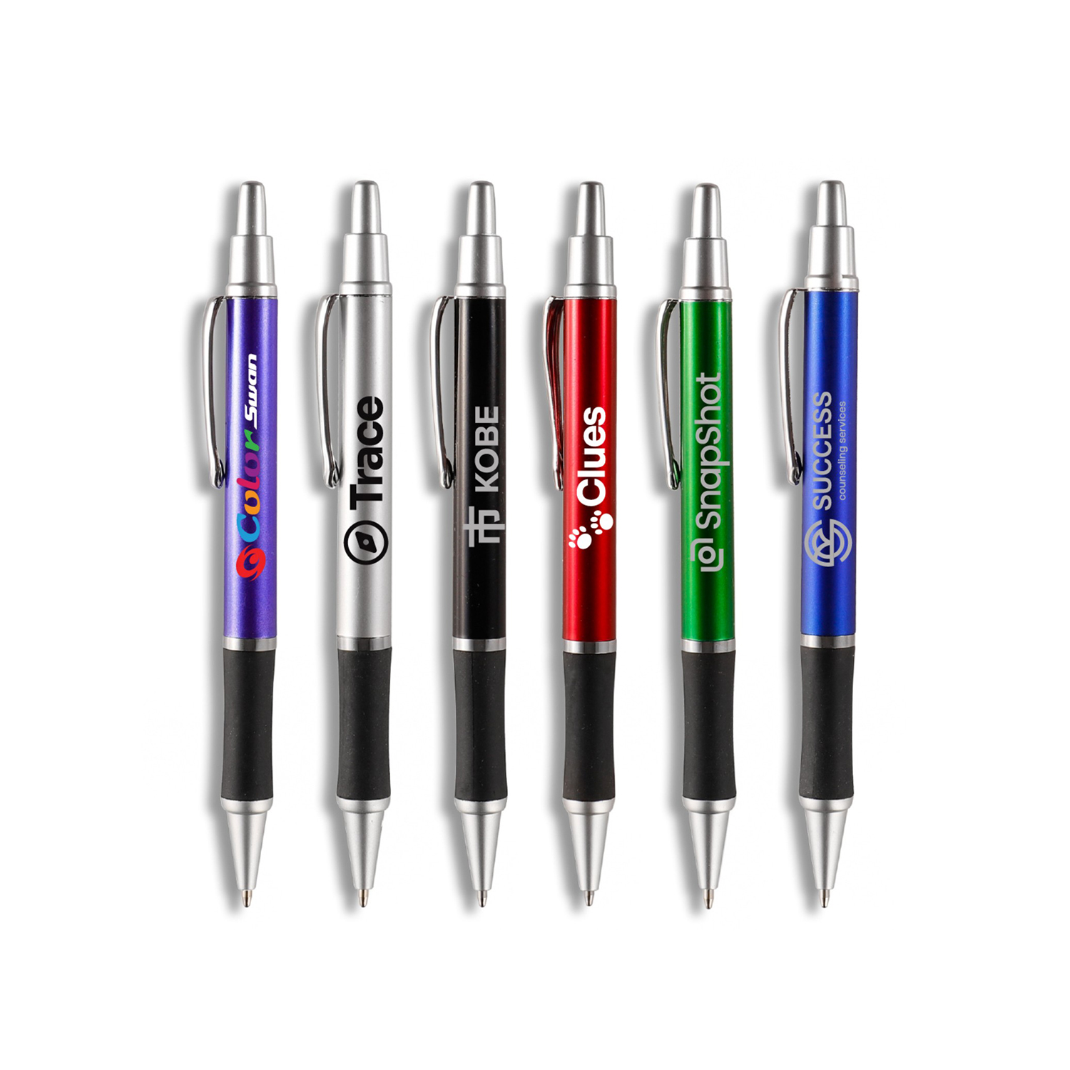 Sleeker Click Pen - Silver Accents 6
