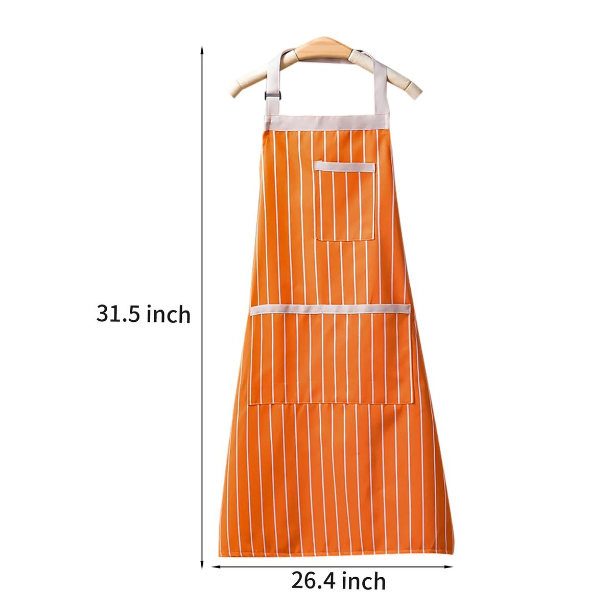 Poly Cotton Apron with Adjustable Neck Strap 5