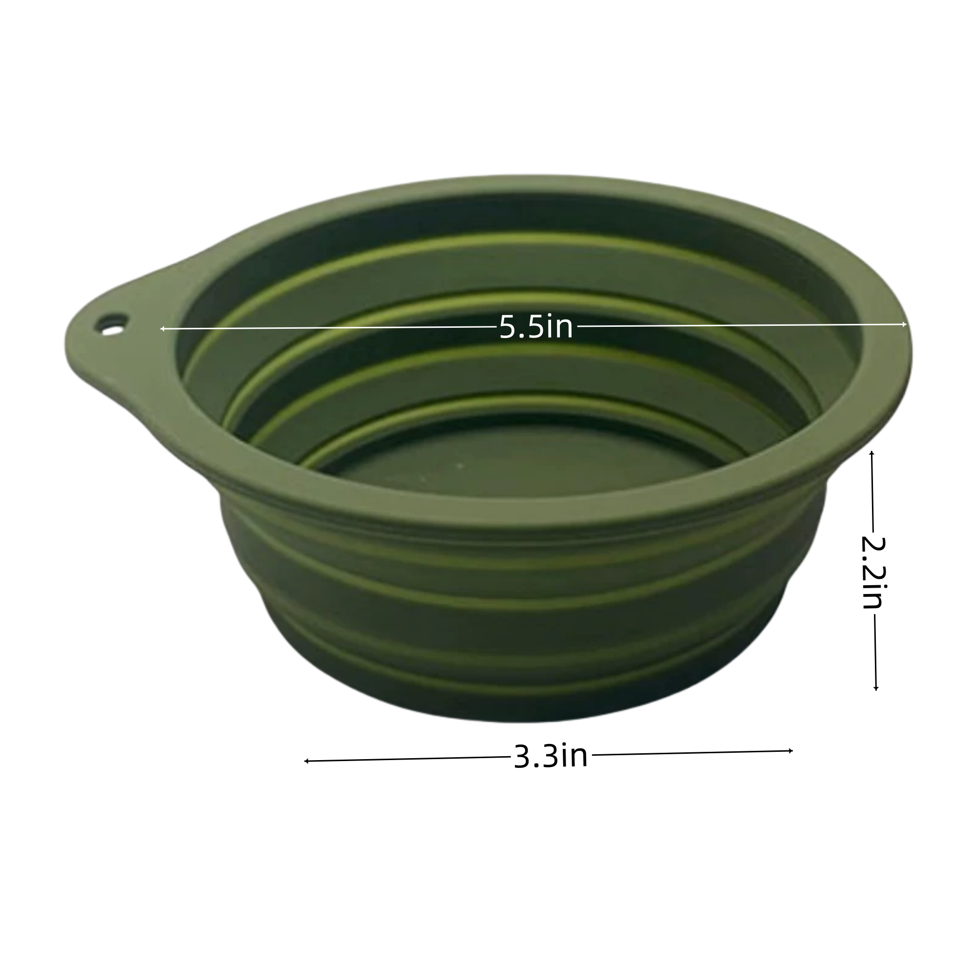 11.8oz Soft Silicone Dog Bowl 2