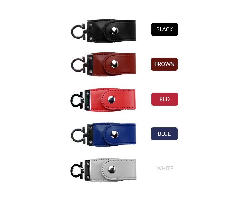 Leather USB Flash Drive, 64GB 6