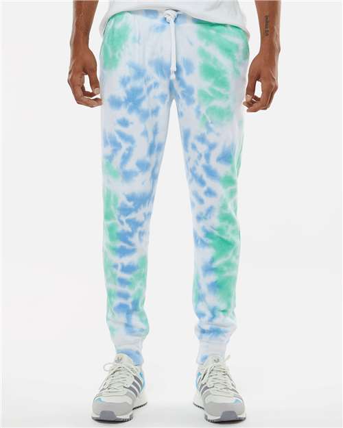 Unisex Tie-Dyed Fleece Joggers - 8884 11