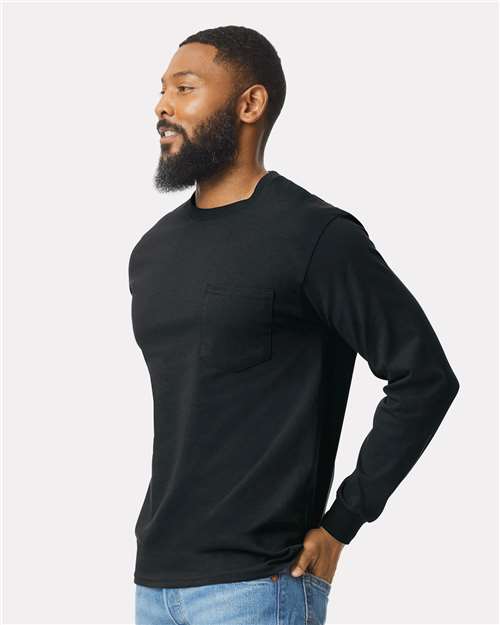 Unisex Ultra Cotton® Long Sleeve Pocket T-Shirt - 2410 22