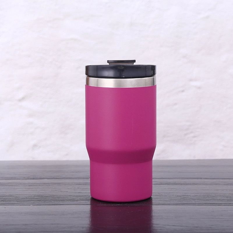 Stainless Steel Can/Bottle Insulator, 14oz Two-Way Lids 24