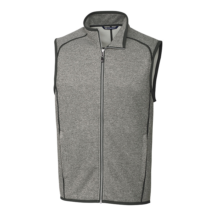 Cutter & Buck Mainsail Sweater-Knit Mens Full Zip Vest 2