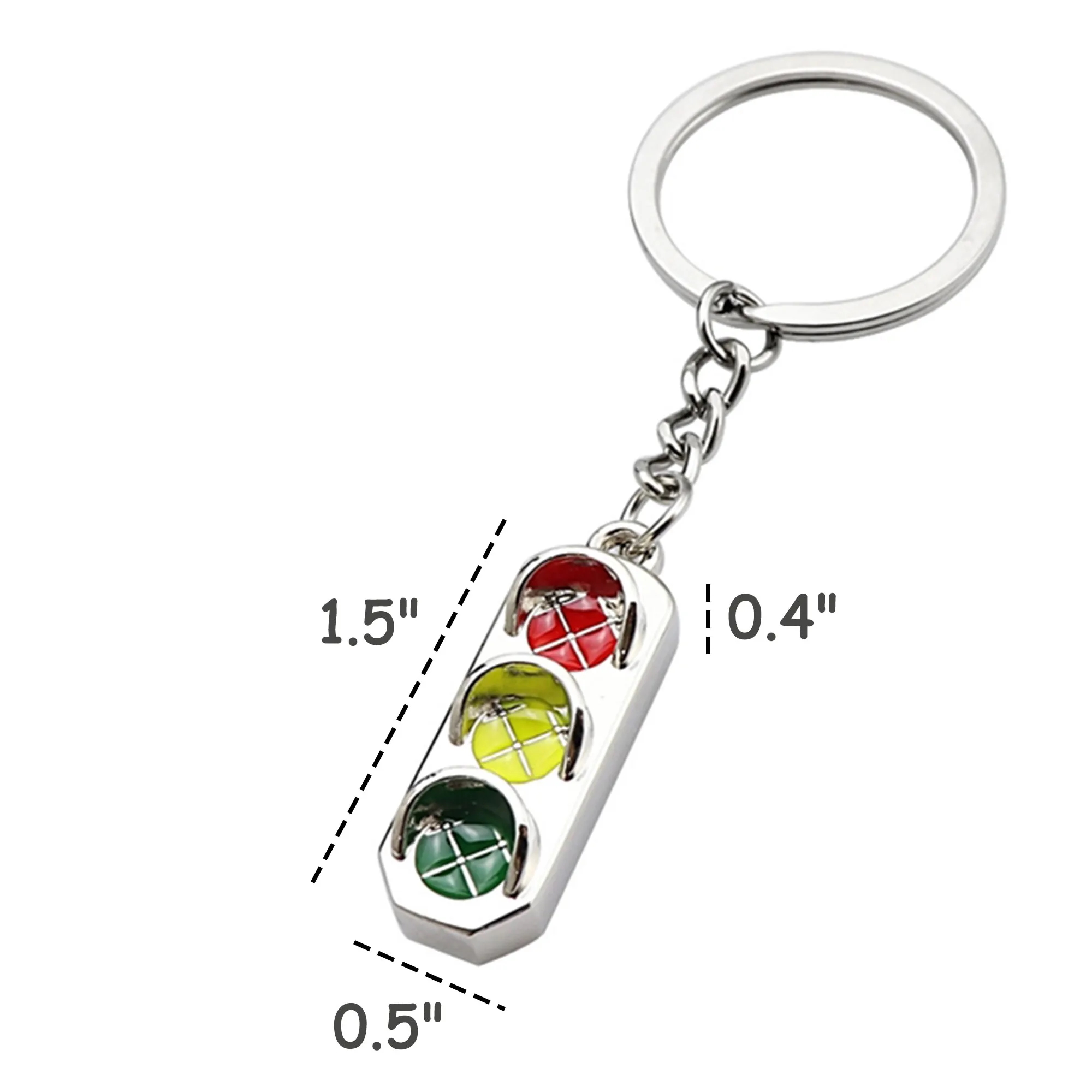 MOQ 20 Traffic Light Key Chain Bag Pendant 2