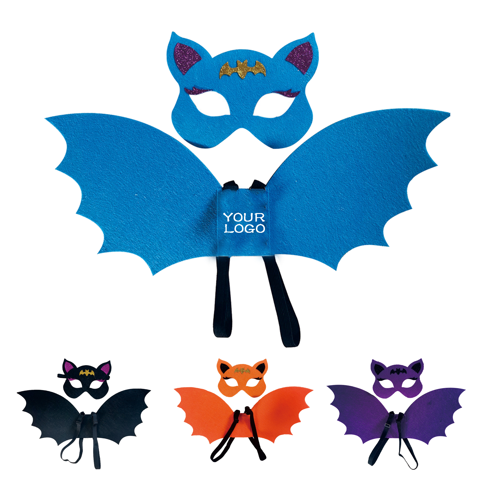 MOQ 20 PCS Bat Costume Set With Wings And Mask 4