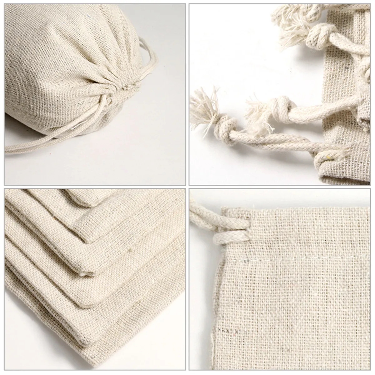 Linen Drawstring Bag 3