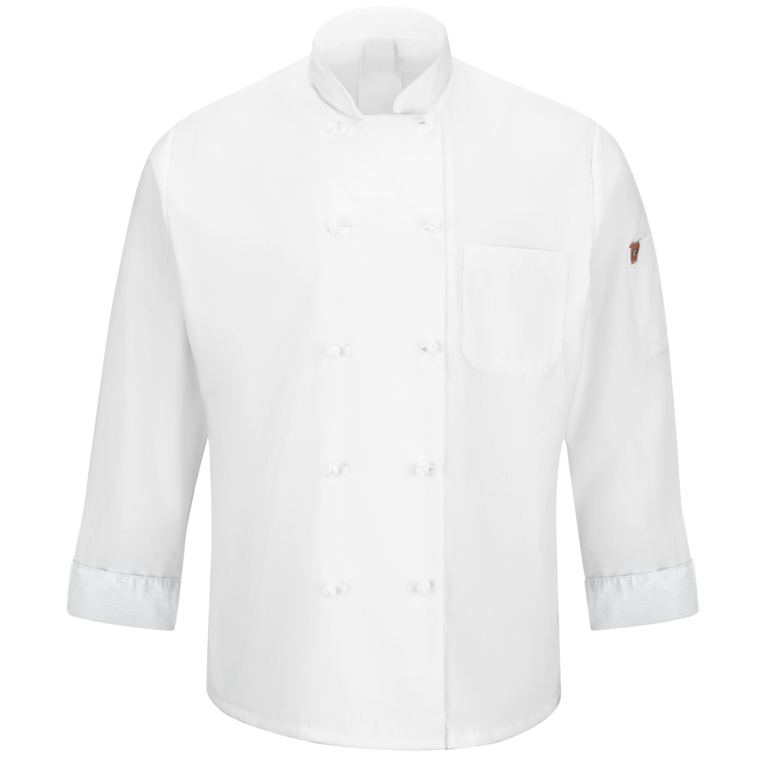Red Kap® Men's Ten Knot Button Chef Coat with OilBlok + MIMIX® 2