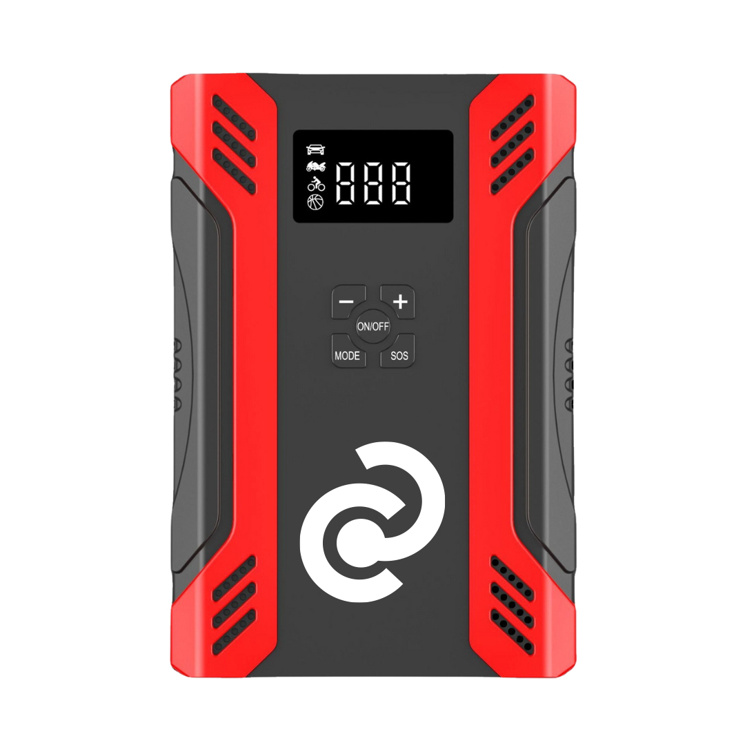 1500A Car Jumper & Inflator Combo with Accessories & Gift Box - 8000mAh 6