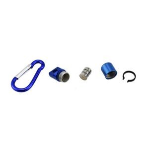 Metal LED Safety Light For Pets Push Button Activation With Carabiner 8
