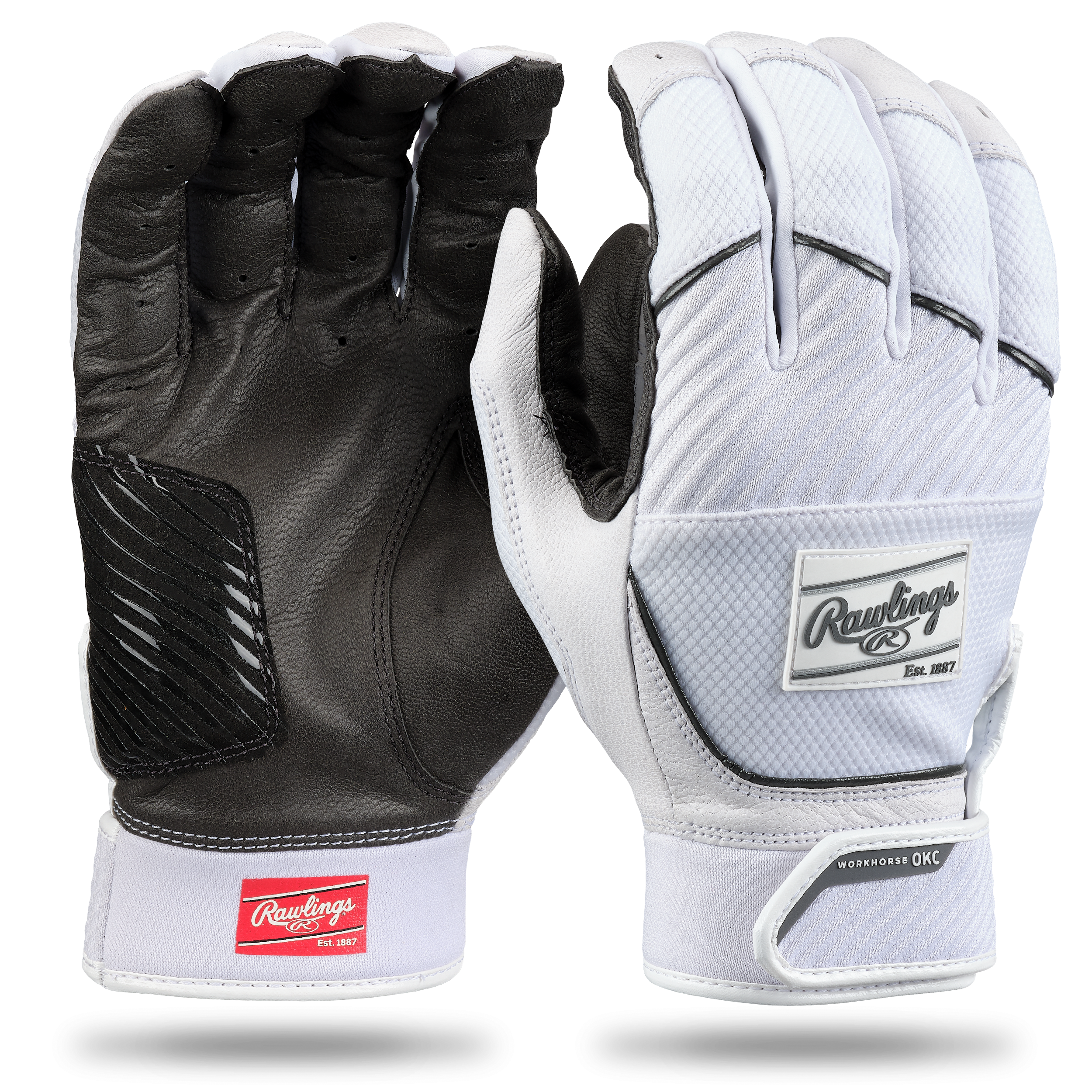 Rawlings Women's Workhorse OKC Fastpitch Batting Gloves 1