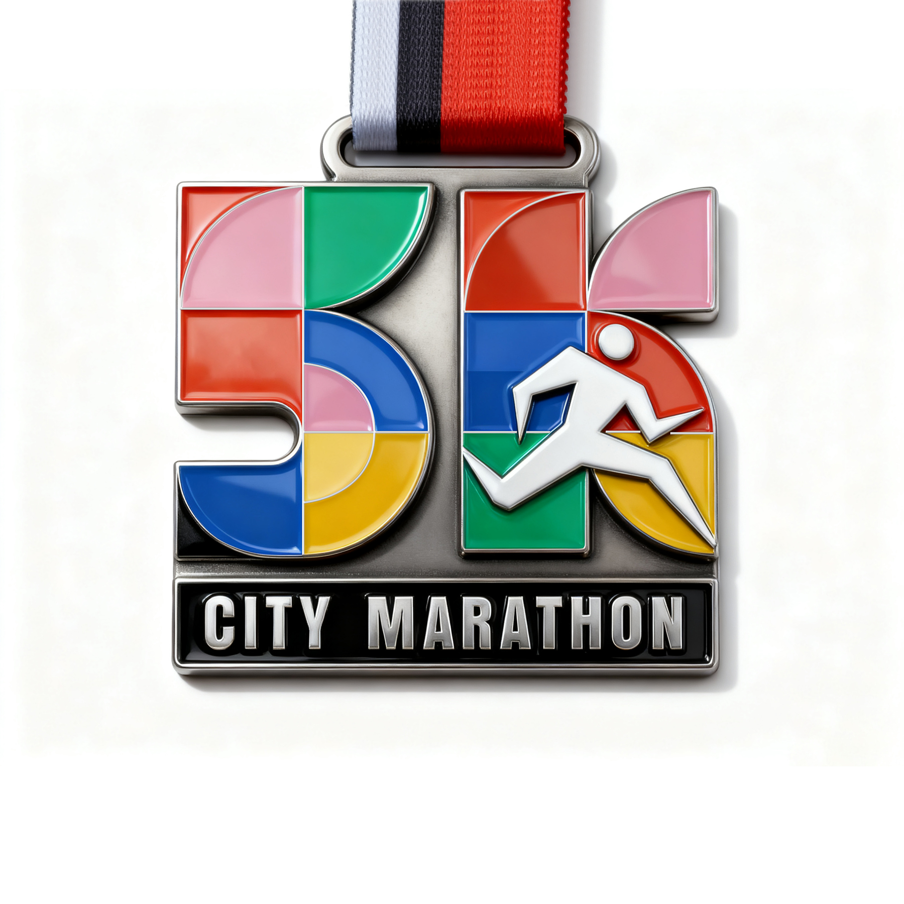 2 1/2" Custom Die-Struck Single-Sided Medal 12