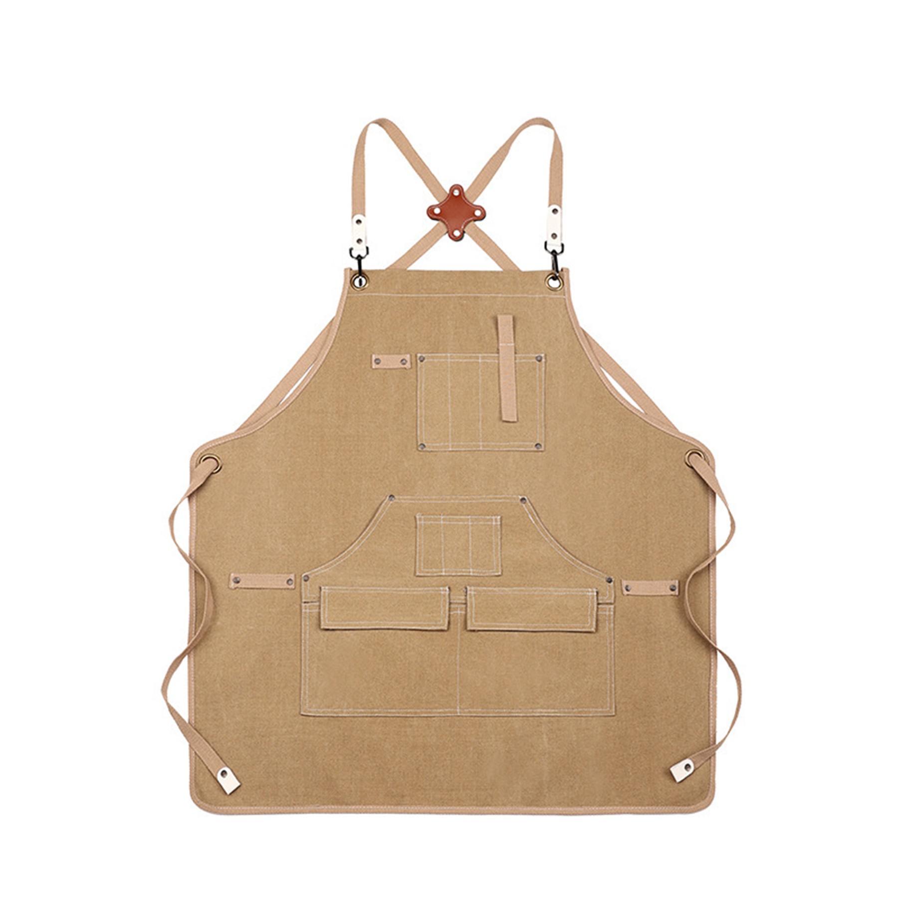 Adjustable Cross Back Work Apron 3