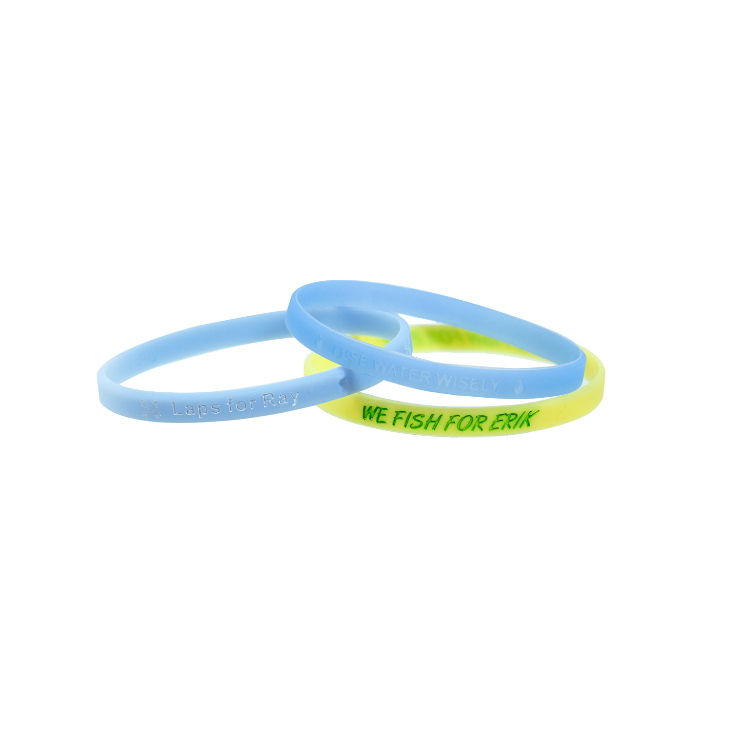 1/4" Glow-in-the-Dark Silicone Wristband 1