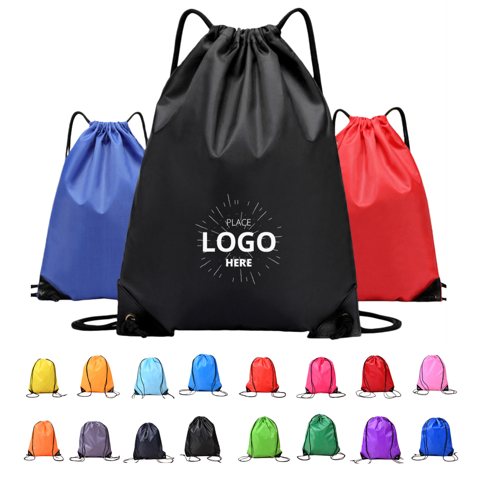 Sports Waterproof Drawstring Backpack 1
