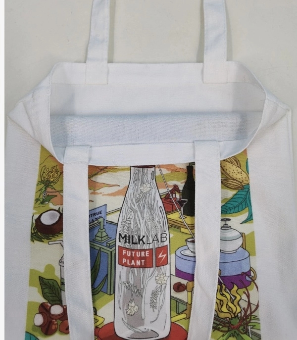 Cotton Natural Canvas Boat Tote Bag, custom tote bag with logo imprint 3
