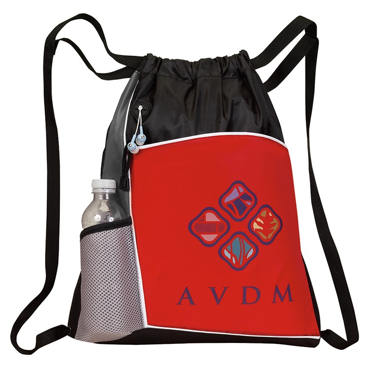 Crescent Trimmed Drawstring Duffle 6