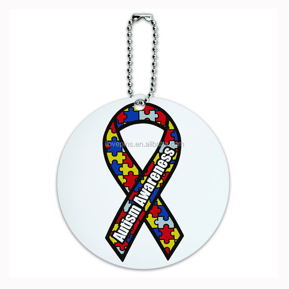 Awareness Ribbon Luggage Tags 4