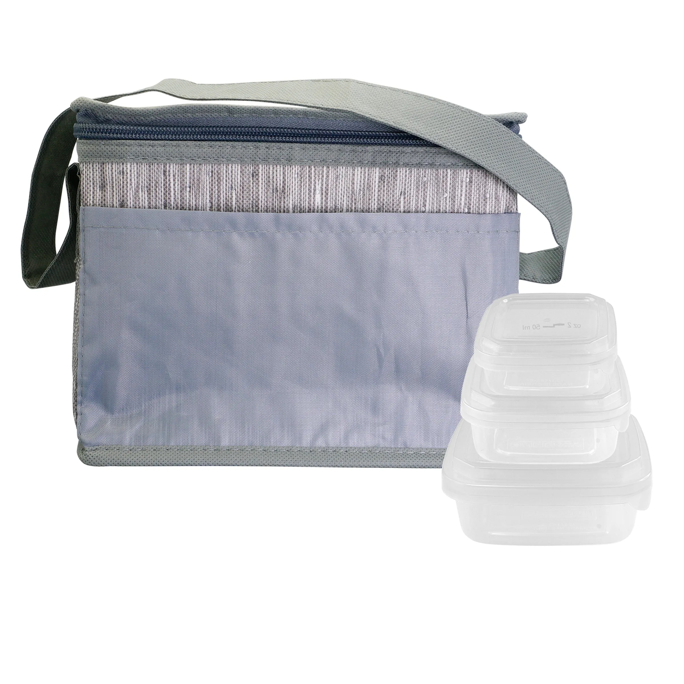 Gray Graph Portion Control Lunch Set 19