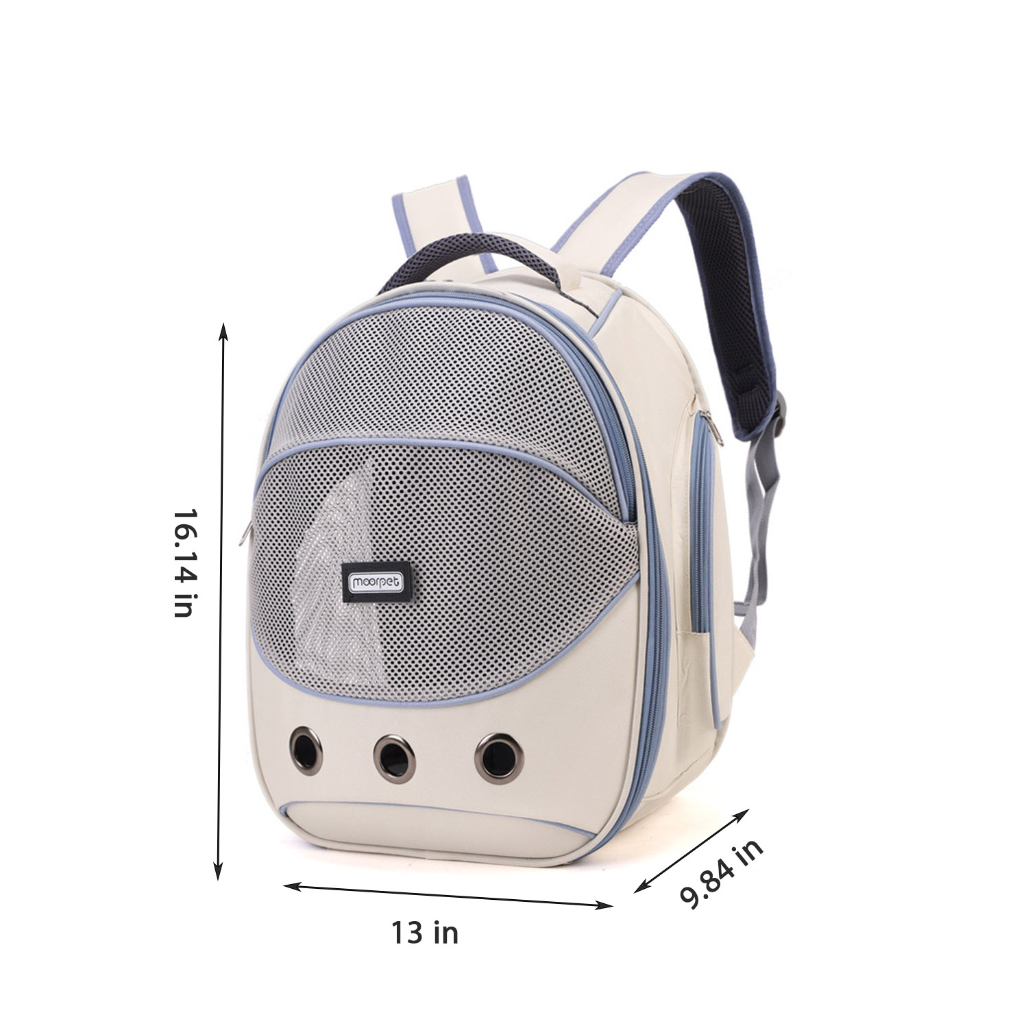 Breathable Oxford Pet Carrier Backpack 5