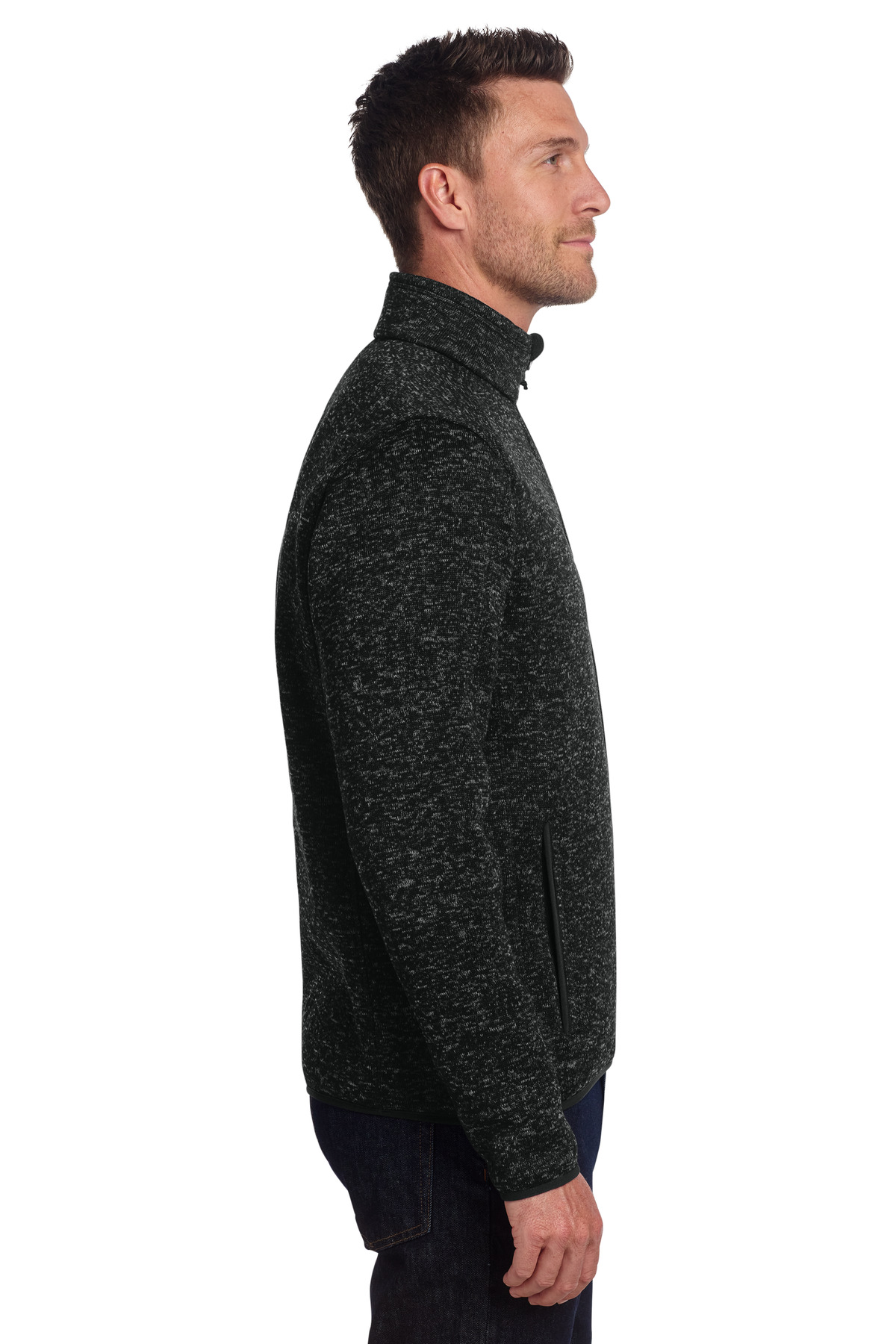 Port Authority Sweater Fleece Jacket. F232 41