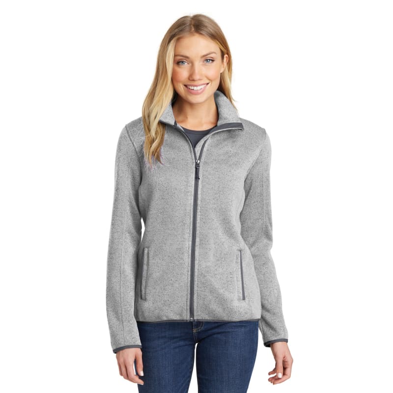 Port Authority Women's Sweater Fleece Jacket. 20