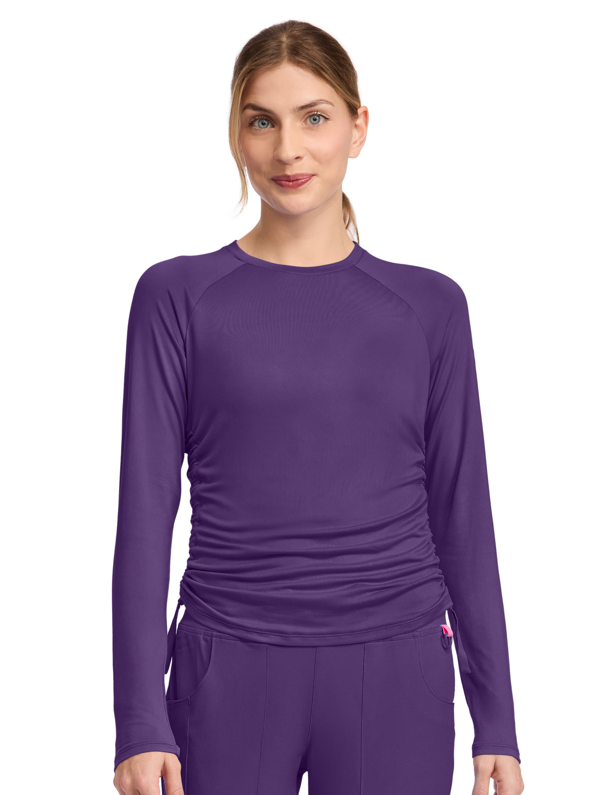 Med Couture - MC AMP - Women's Pocketless Long Sleeve Underscrub Shirt 11