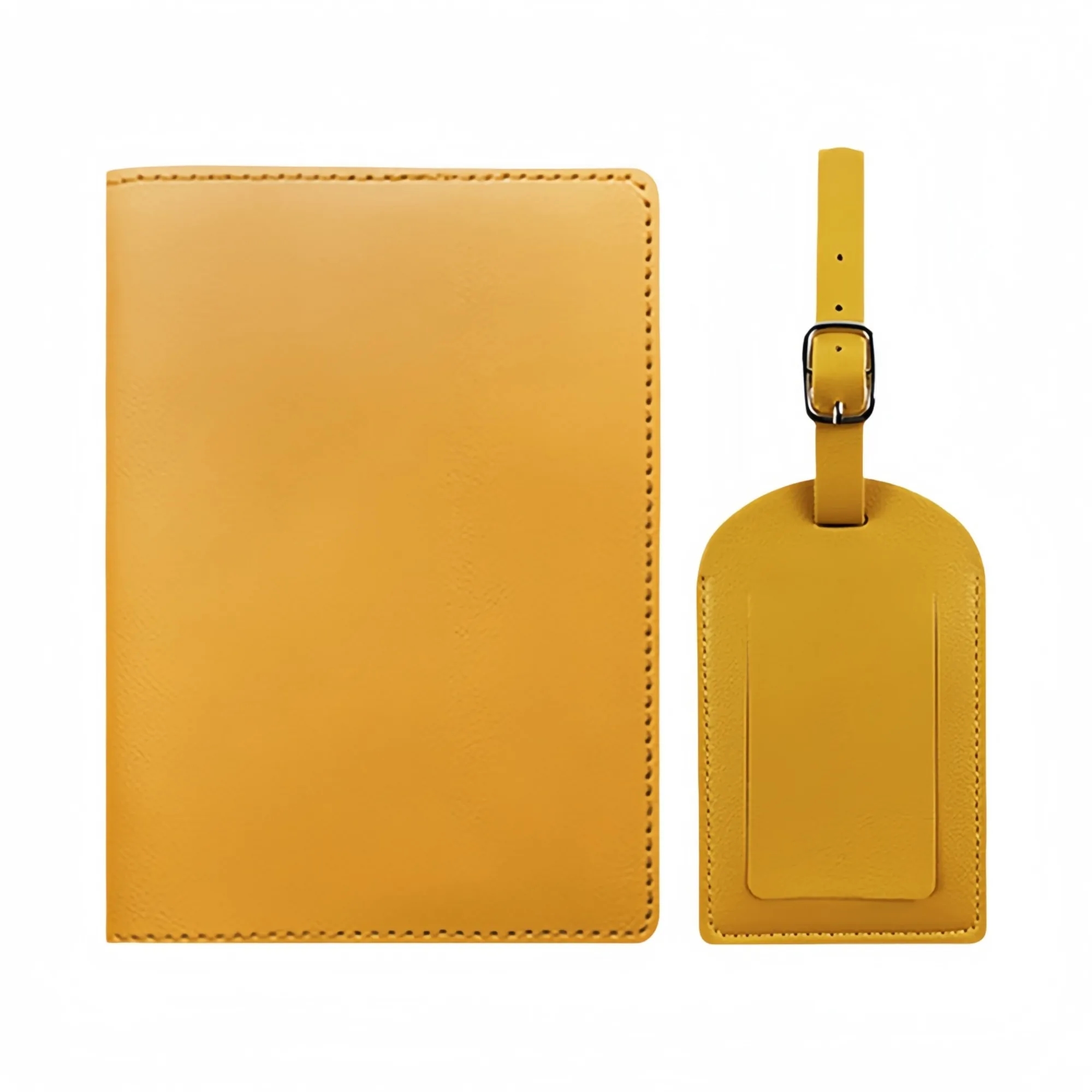 Premium PU Leather Passport Holder & Luggage Tag Set 5