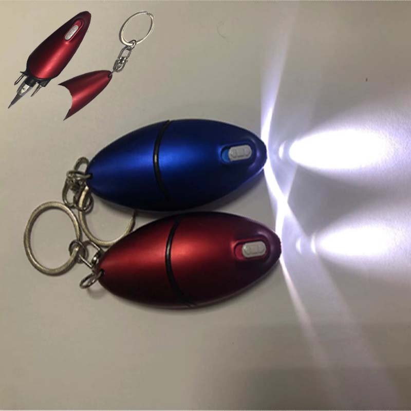 Multifunctional Writing Pen w/ LED Lights and Key Chain Screwdriver 4