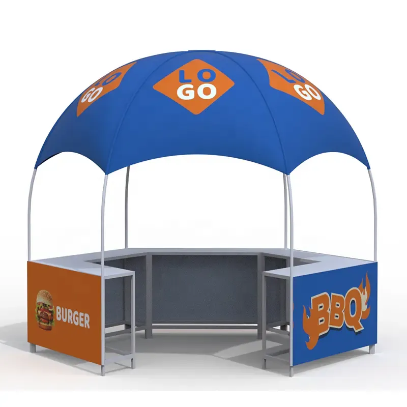 Promotional Dome Kiosk Tent With Removable Counter Table 1