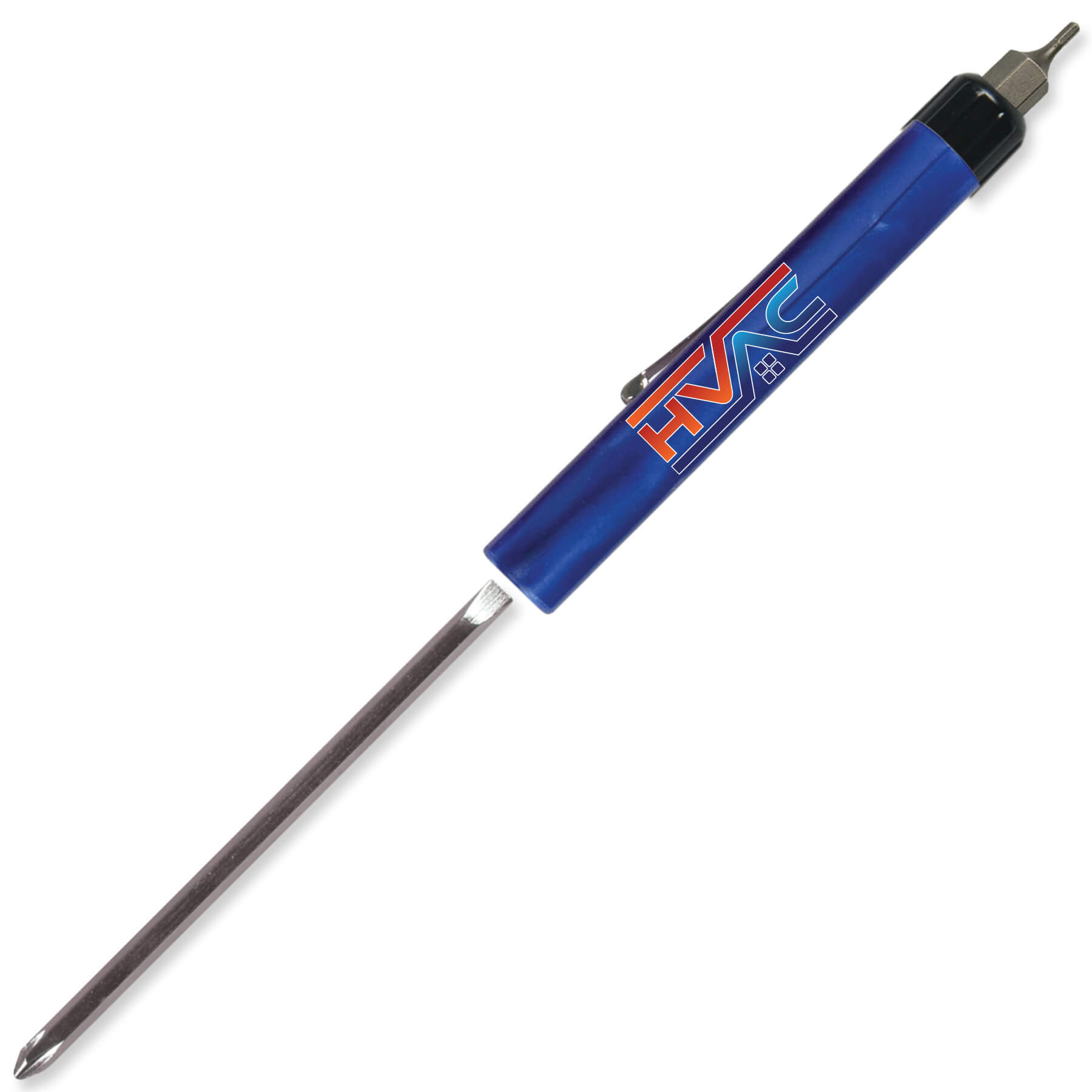 Pocket Screwdriver Reversible Flat Blade + Hex Bit Top 41