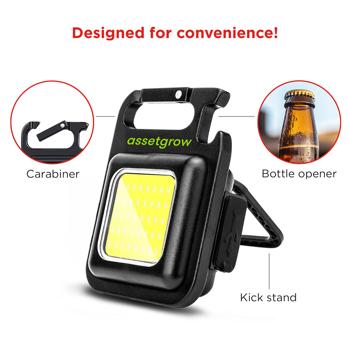 Best Buddy Tools® Northstar Rechargeable COB Light with Magnet & Stand 5