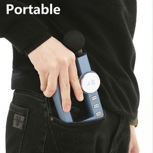 Muscle Vibration Massager Tool With 4 Vibration Speeds And 4 Interchangeable Heads 12