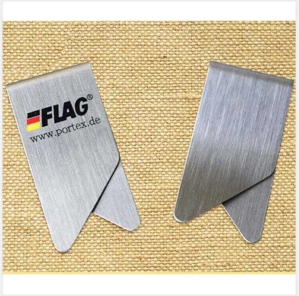 Stainless Steel Money Clip Metal Bookmark 2